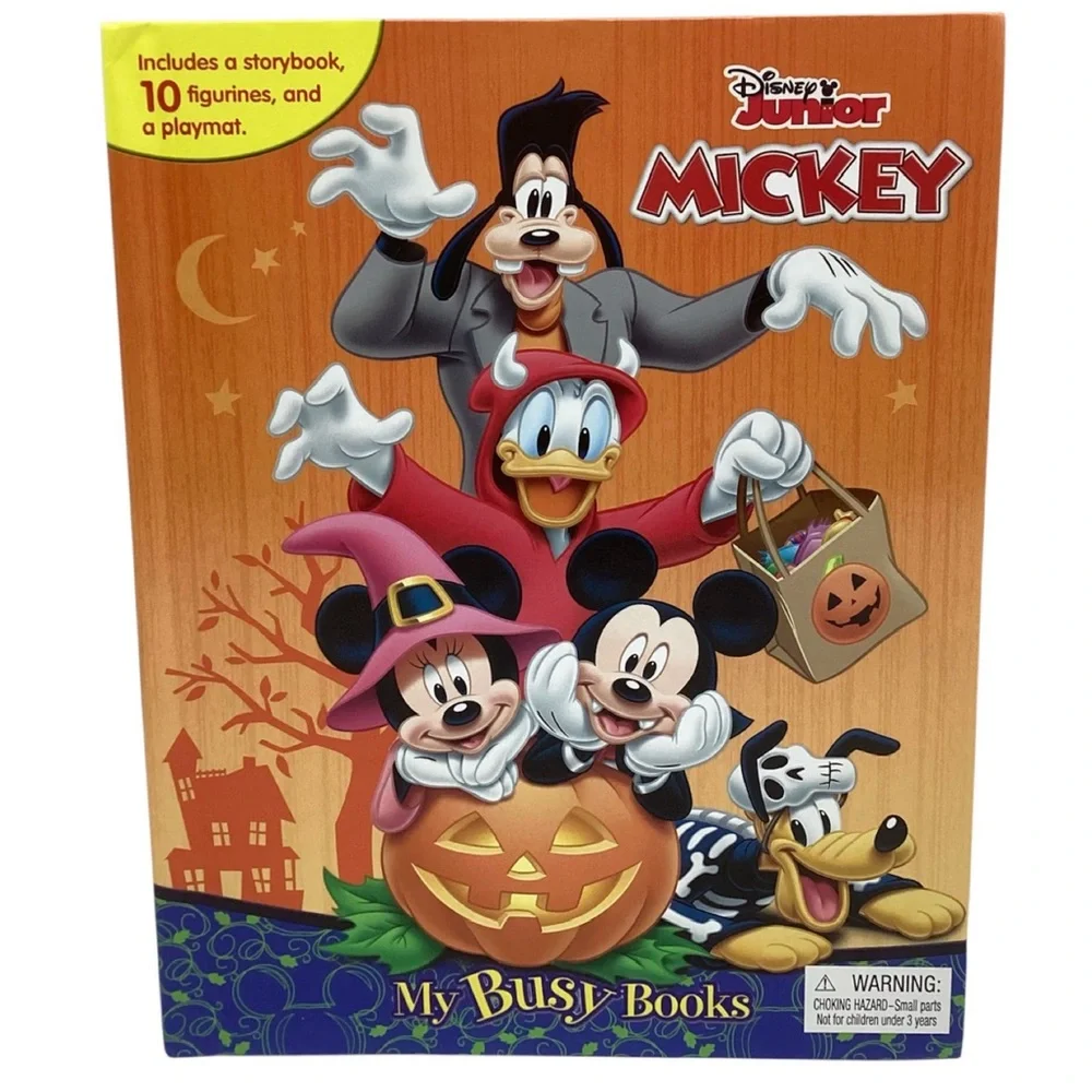Disney’s Junior Mickey Halloween My Busy Book Set (NWT)